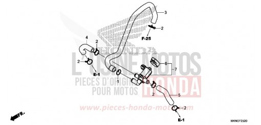VALVE COMMANDE INJECTION D'AIR CBR650RAK de 2019
